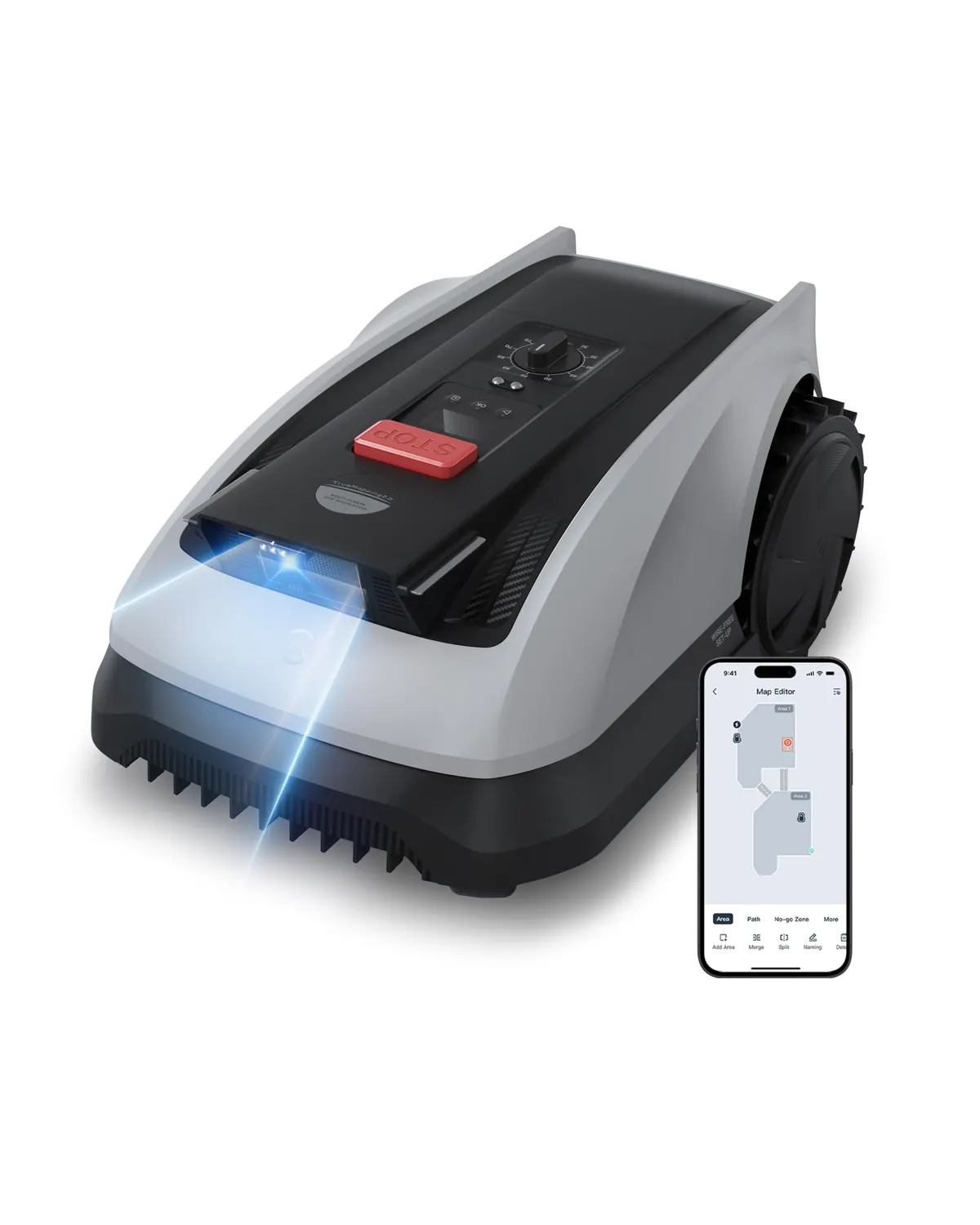ECOVACS Goat O600 RTK Robot Cortacésped sin Cable Perimetral