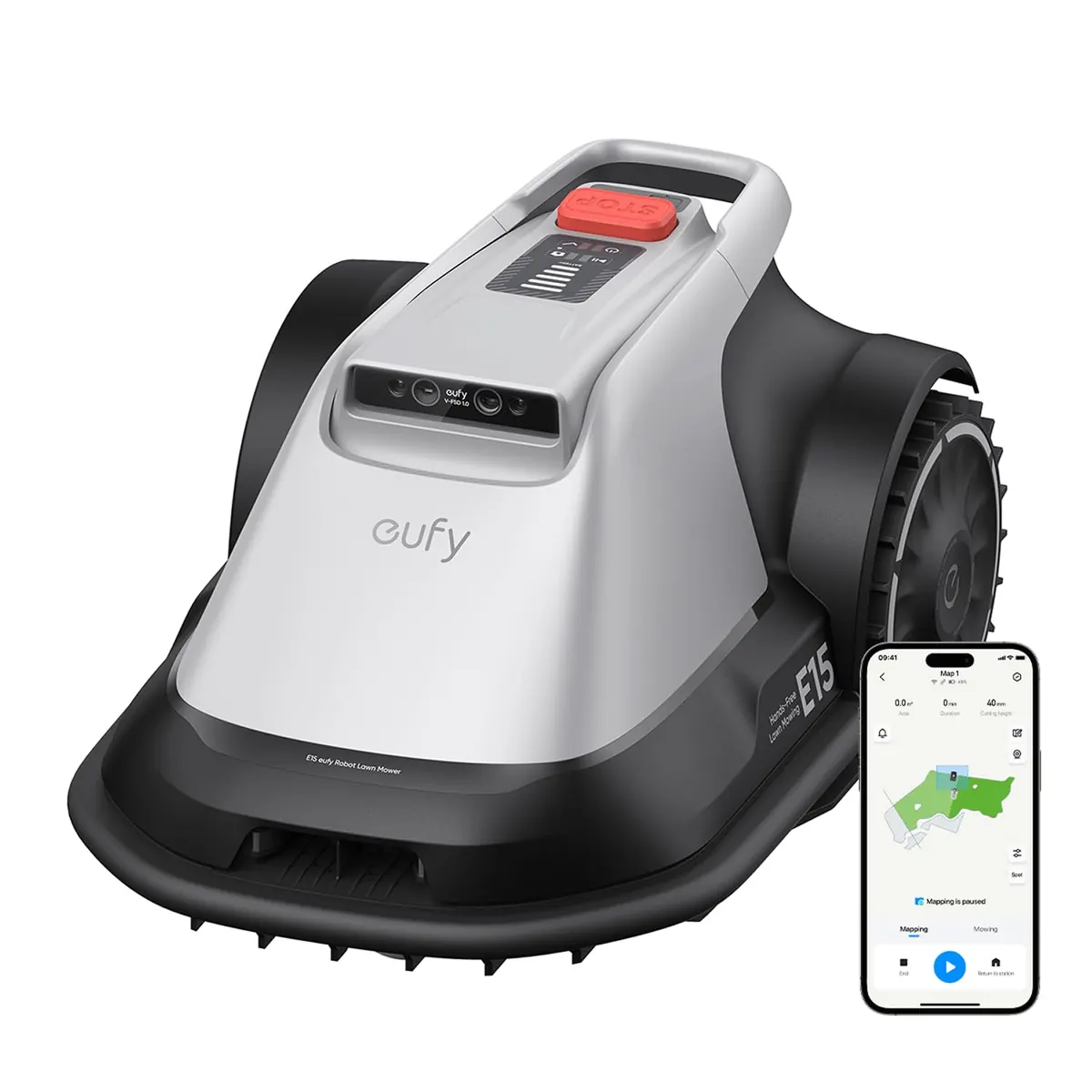 eufy E15 Robot Cortacésped sin Cable Perimetral
