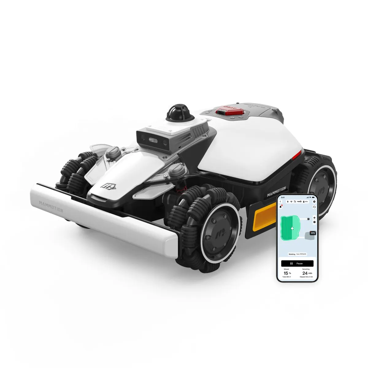 MAMMOTION LUBA Mini 2 AWD 1500 Robot Cortacésped